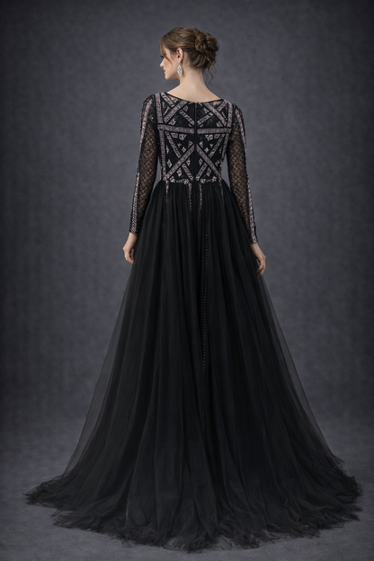 Elegant Couture Evening Gown
