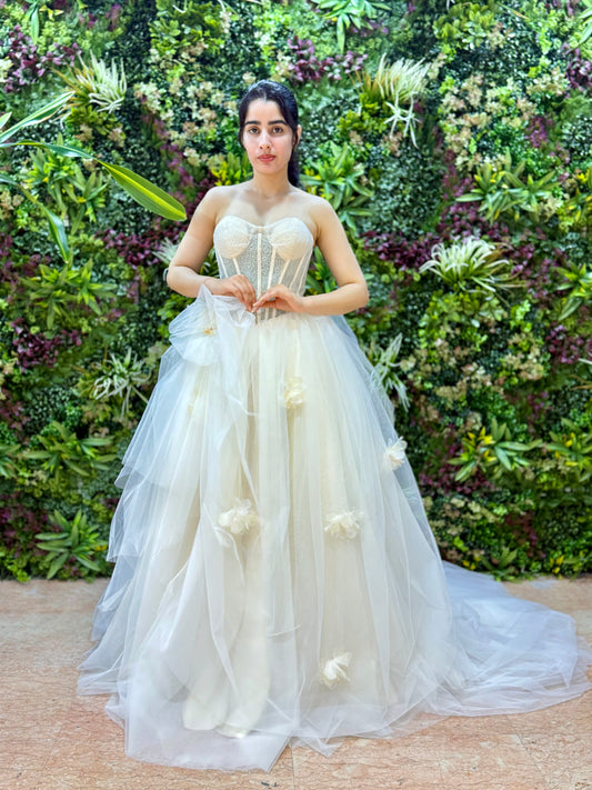 Elegant Corset Bridal Gown