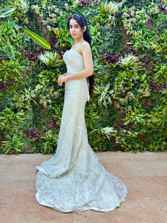 Elegant Bridal Lace Gown